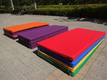 折叠彩虹垫体操垫运动垫子防护垫折叠垫幼儿园体适能通感训练专用